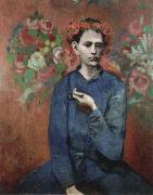 pablo picasso boy with a pipe oil on canvas